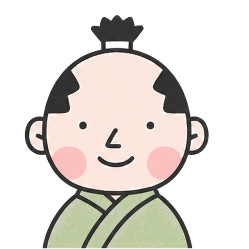 待機する侍